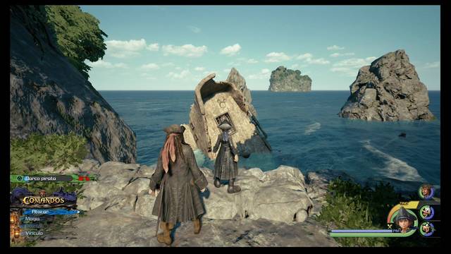 Kingdom Hearts 3 - Portafortunas de El caribe - Alta mar, Cementerio de barcos