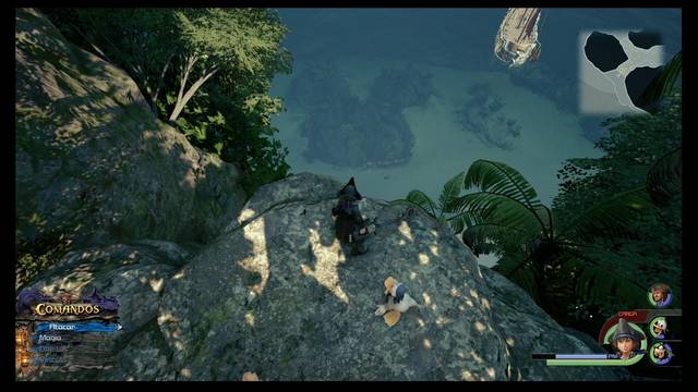 Kingdom Hearts 3 - Portafortunas de El caribe - Alta mar, Isla Verdemonta¤a