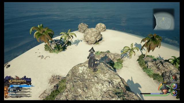 Kingdom Hearts 3 - Portafortunas de El caribe - Alta mar, Isla de la Suerte