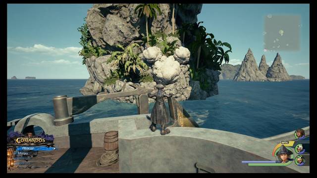 Kingdom Hearts 3 - Portafortunas de El caribe - Alta mar, Isla Herradura