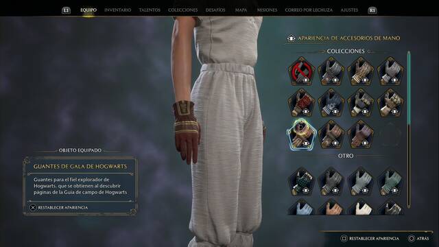 Hogwarts Legacy - Accesorios de mano (Coleccin) - Guantes de gala de Hogwarts