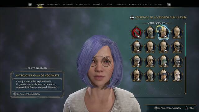 Hogwarts Legacy - Accesorios para la cara (Coleccin) - Anteojos de gala de Hogwarts