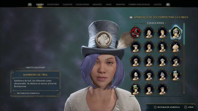 Hogwarts Legacy - Accesorios para la cabeza (Coleccin) - Sombrero de trol