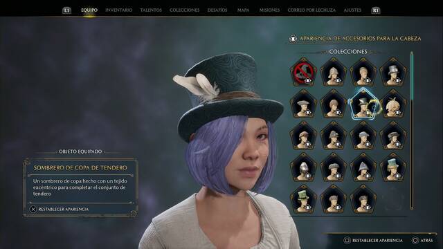 Hogwarts Legacy - Accesorios para la cabeza (Coleccin) - Sombrero de tendero