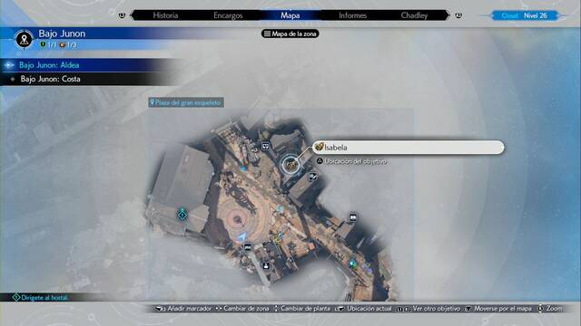 Final Fantasy VII Rebirth - Jugadores de Sangre de la reina en Bajo Junon - Isabela en Bajo Junon