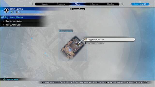 Final Fantasy VII Rebirth - Jugadores de Sangre de la reina en Bajo Junon - Gemelos Moore en Bajo Junon