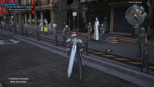 Final Fantasy VII Rebirth - Escuadrones para el desfile -