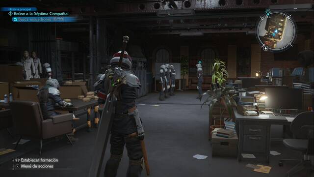 Final Fantasy VII Rebirth - Escuadrones para el desfile -