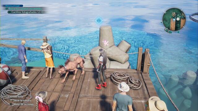 Final Fantasy VII Rebirth - Ubicacion de los Cactilios felices - Cactilio feliz #3