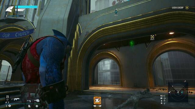 Suicide Squad: Kill the Justice League - Trofeos de Riddler en el Distrito Suicida - Trofeo en la zona de la iglesia