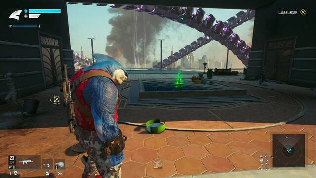 Suicide Squad: Kill the Justice League - Trofeos de Riddler en el Distrito Financiero Central - Trofeo del Metropolis Sky Bridge