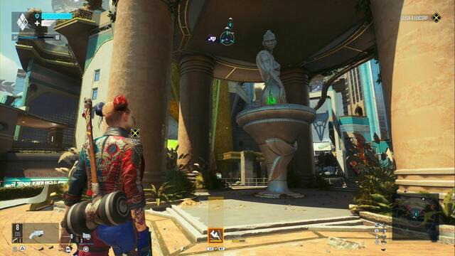 Suicide Squad: Kill the Justice League - Trofeos de Riddler en el Distrito Financiero Central - Trofeo junto a la estatua