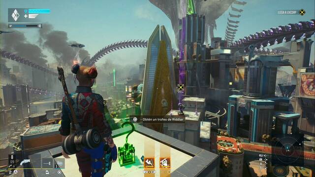 Suicide Squad: Kill the Justice League - Trofeos de Riddler en el Distrito Financiero Central - Trofeo de la torre del reloj