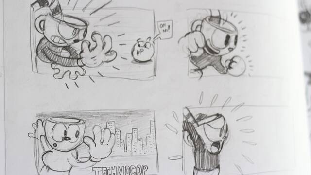 Bocetos de Cuphead - 