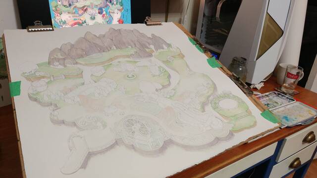 Bocetos de Cuphead - 