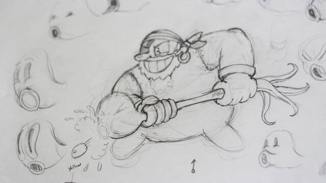 Bocetos de Cuphead - 