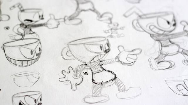 Bocetos de Cuphead - 