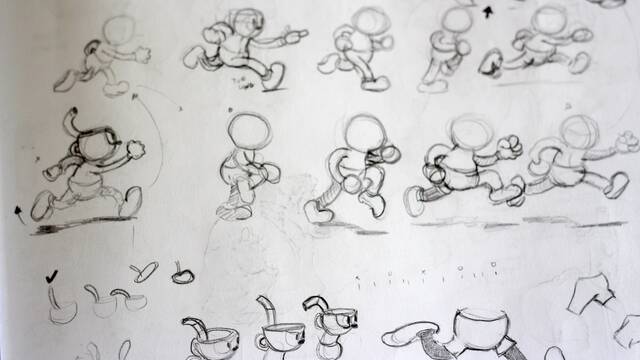 Bocetos de Cuphead - 