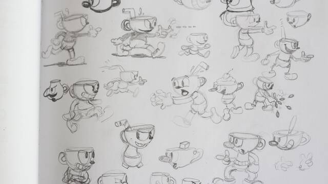 Bocetos de Cuphead - 