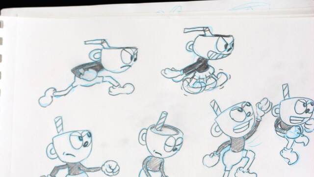 Bocetos de Cuphead - 