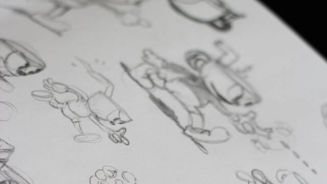 Bocetos de Cuphead - 