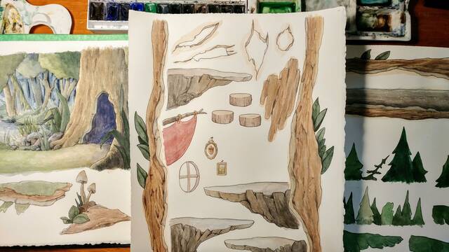 Bocetos de Cuphead - 