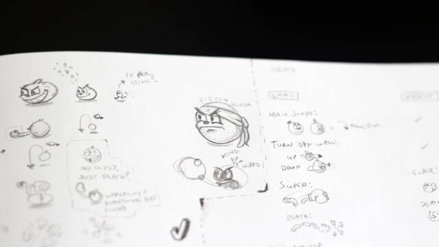 Bocetos de Cuphead - 