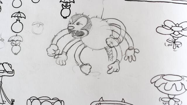 Bocetos de Cuphead - 