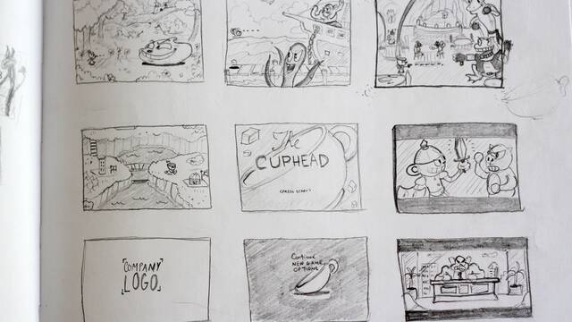 Bocetos de Cuphead - 