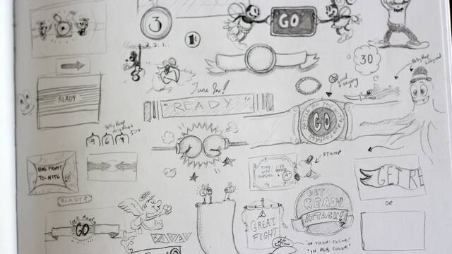 Bocetos de Cuphead - 