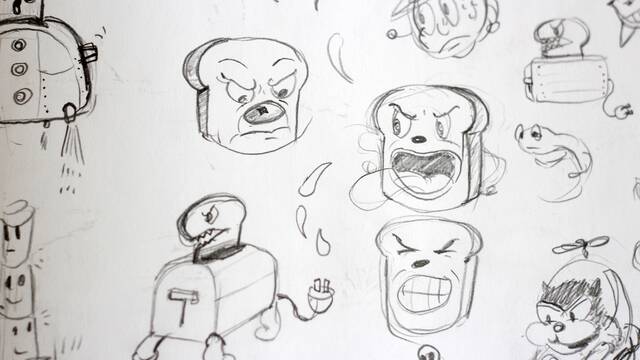 Bocetos de Cuphead - 