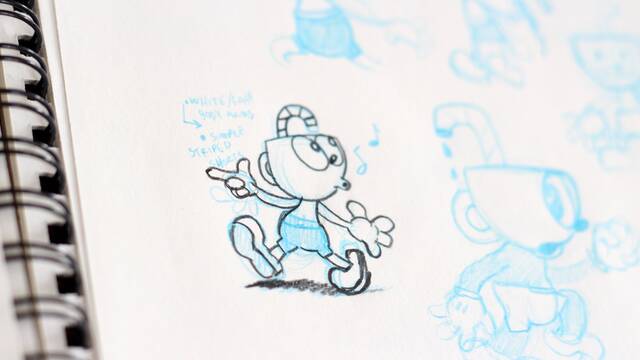 Bocetos de Cuphead - 