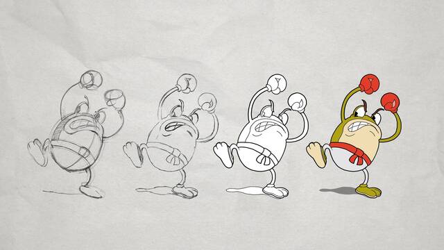 Bocetos de Cuphead - 