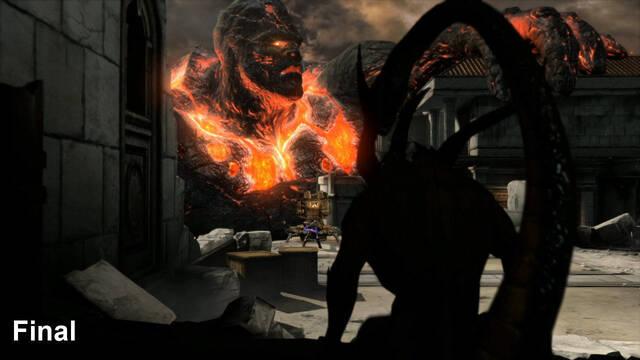 God of War III - Comparacin grfica entre la demo y la versin final - 