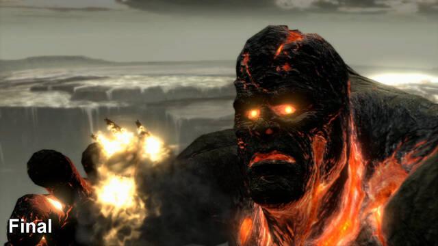 God of War III - Comparacin grfica entre la demo y la versin final - 