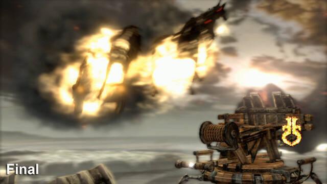 God of War III - Comparacin grfica entre la demo y la versin final - 