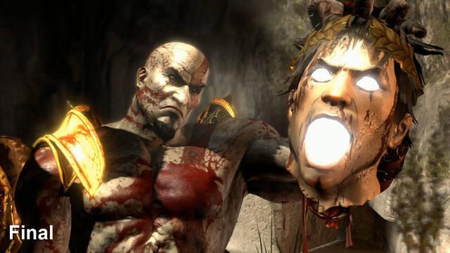 God of War III - Comparacin grfica entre la demo y la versin final - 