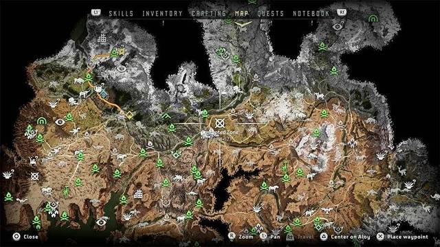 Horizon: Zero Dawn zonas corrompidas - Zona corrompida 10