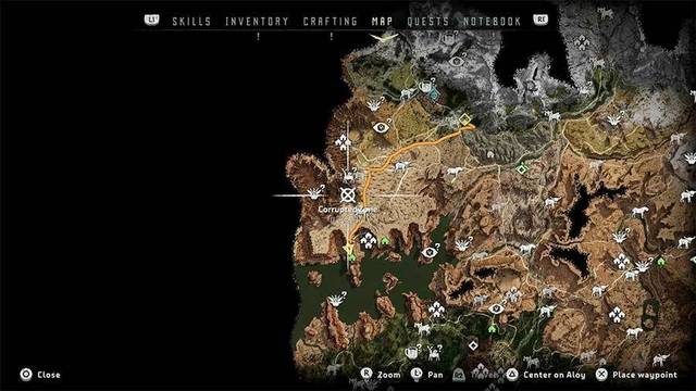 Horizon: Zero Dawn zonas corrompidas - Zona corrompida 11