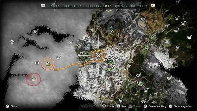 Horizon: Zero Dawn zonas corrompidas - Zona corrompida 2