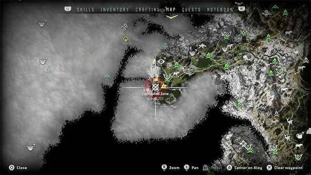 Horizon: Zero Dawn zonas corrompidas - Zona corrompida 4