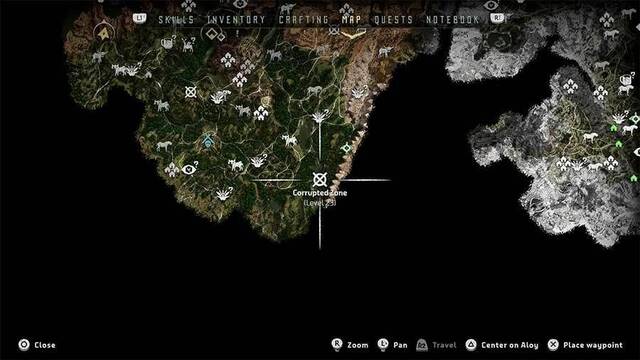 Horizon: Zero Dawn zonas corrompidas - Zona corrompida 6