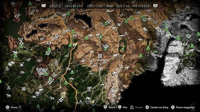 Horizon: Zero Dawn zonas corrompidas - Zona corrompida 7