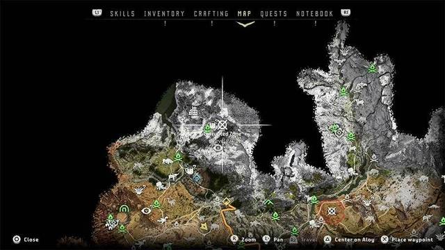 Horizon: Zero Dawn zonas corrompidas - Zona corrompida 9