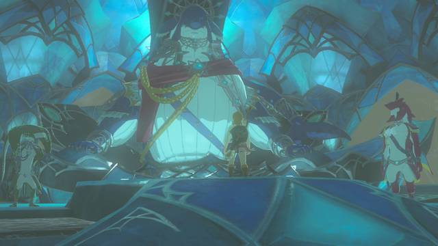 Zelda Breath of the Wild Ruta, bestia del agua - Rey Dorphan