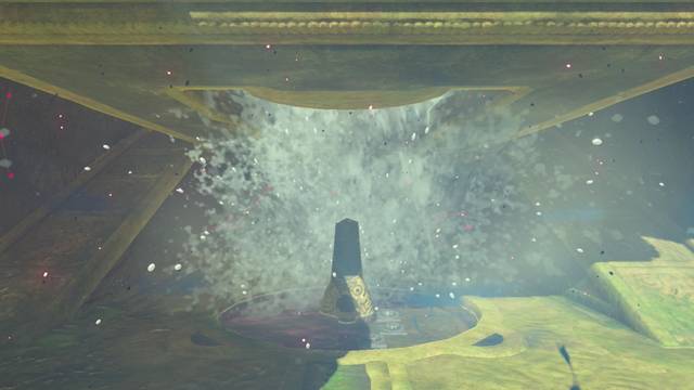 Zelda Breath of the Wild Ruta, bestia del agua - Mover la trampa para apagar el fuego y Terminal 5
