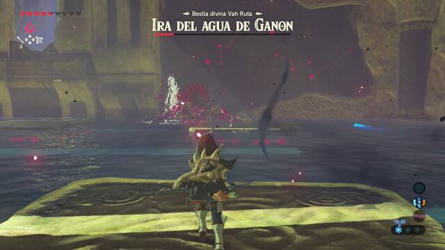 Zelda Breath of the Wild Ruta, bestia del agua - Jefe caído