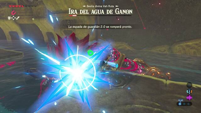 Zelda Breath of the Wild Ruta, bestia del agua - Atacar cuerpo a cuerpo