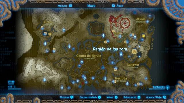 Zelda Breath of the Wild Expansión inmobiliaria - Región de los zora