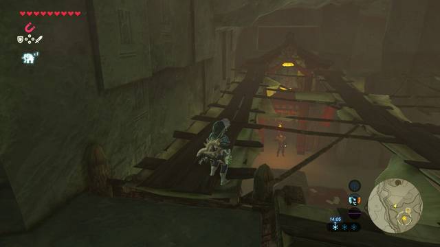 Zelda Breath of the Wild Naboris, bestia del rayo - Guardia en el patio